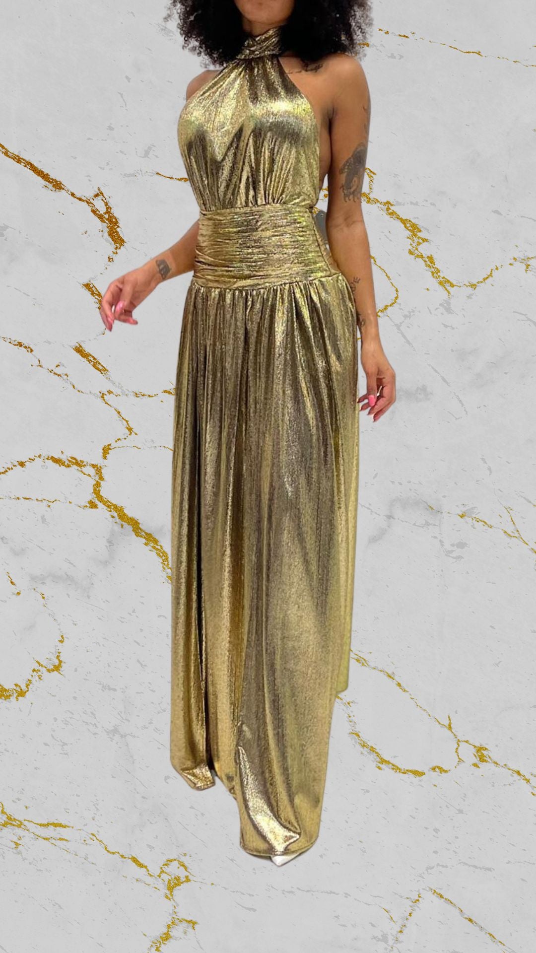 Gold Dress