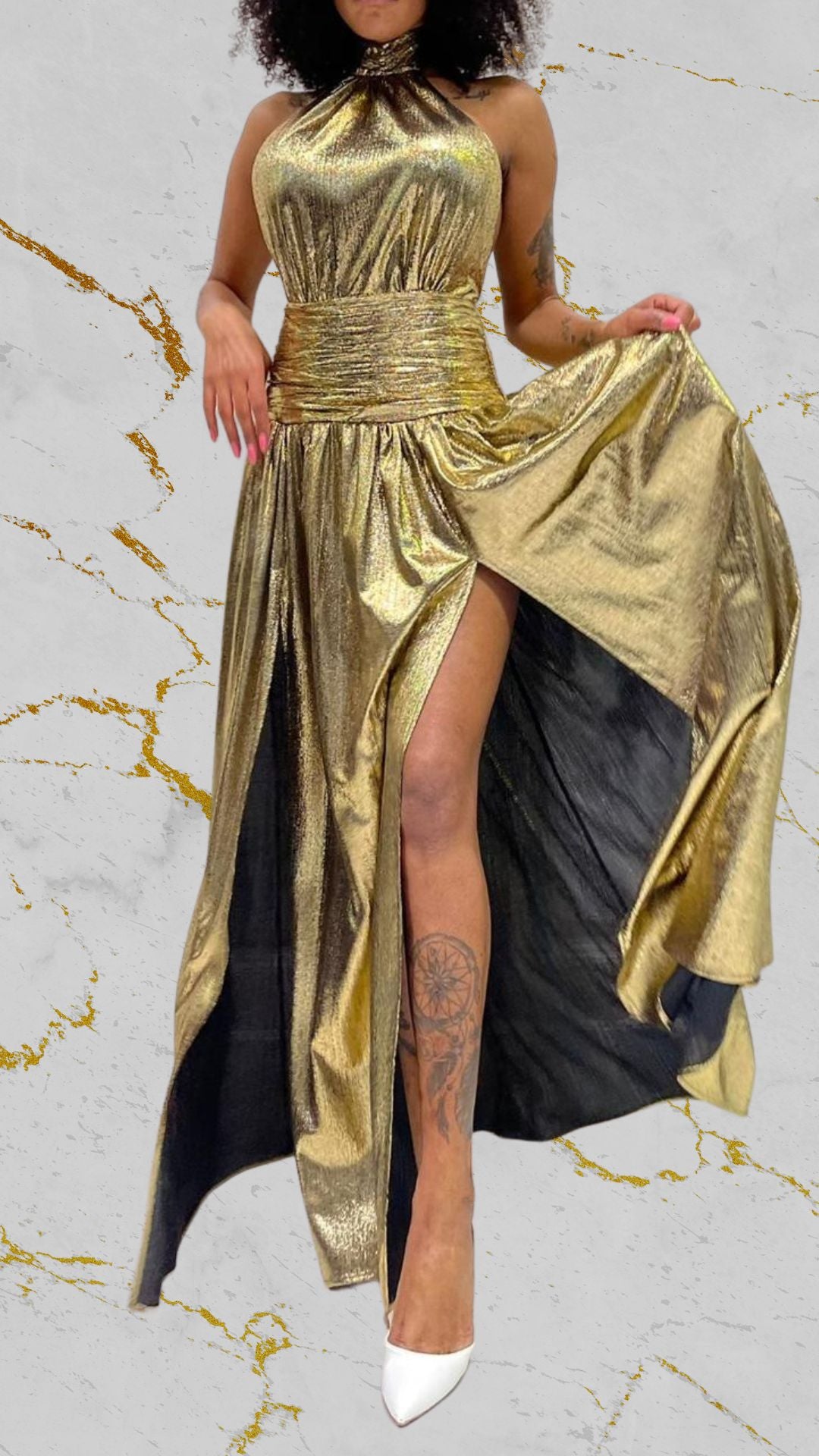 Gold Dress