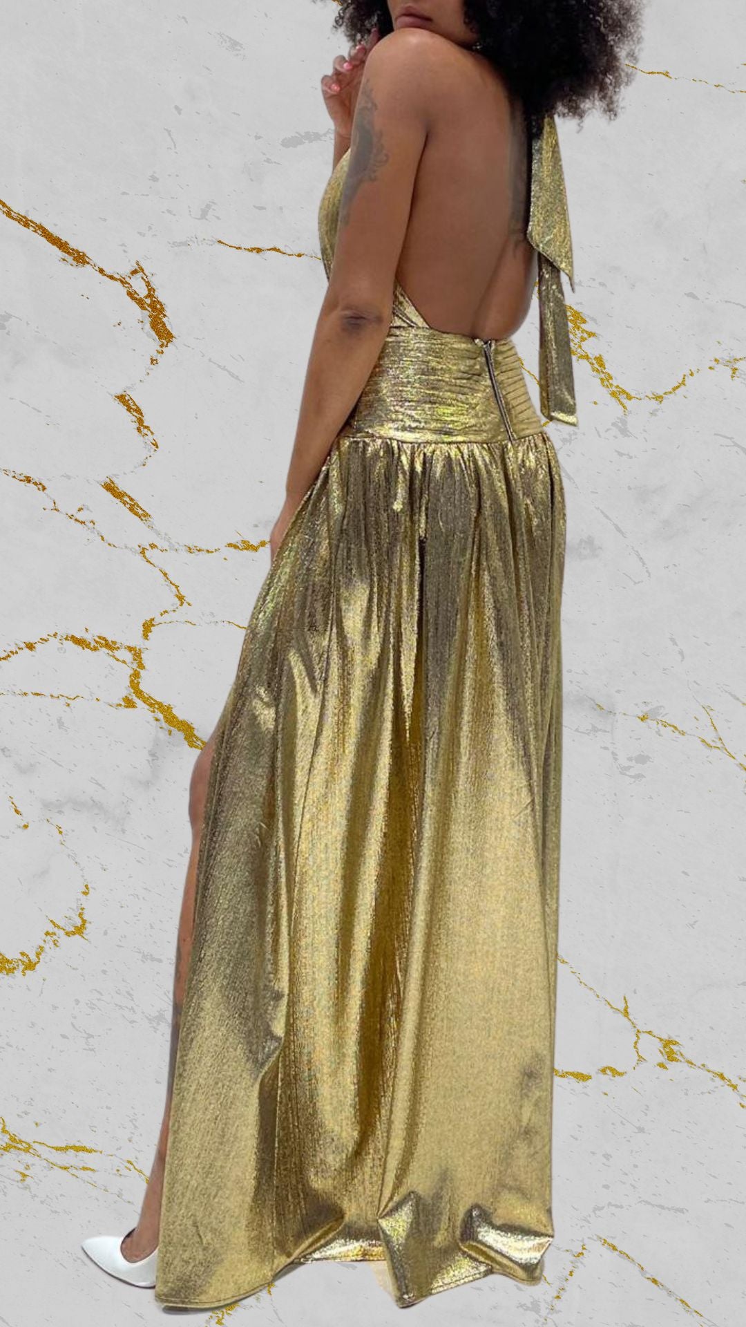 Gold Dress